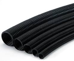 UV-resistant black solar cable conduits